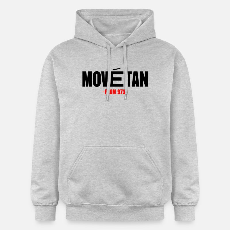 Movetan - Sweat à capuche Softstyle® Gildan Unisexe - gris clair chiné