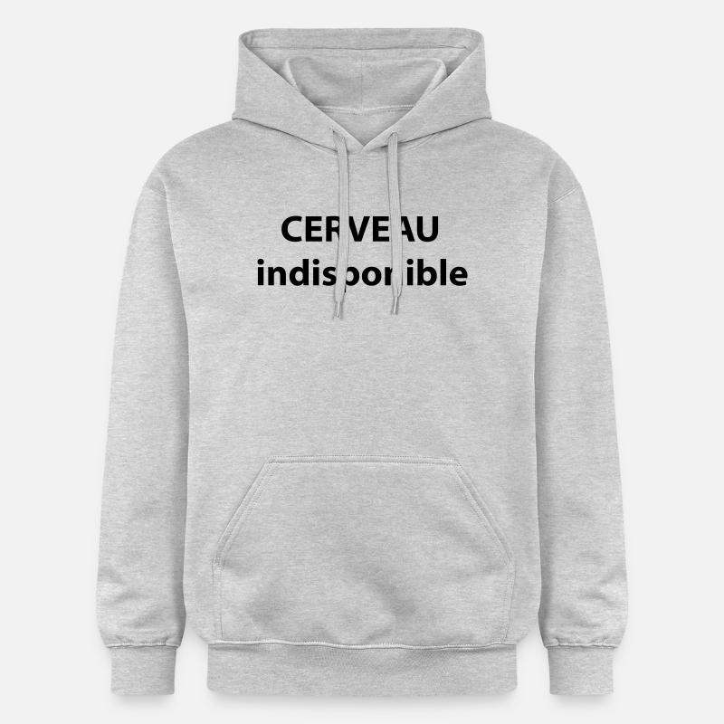 CERVEAU indisponible - Sweat à capuche Softstyle® Gildan Unisexe - gris clair chiné