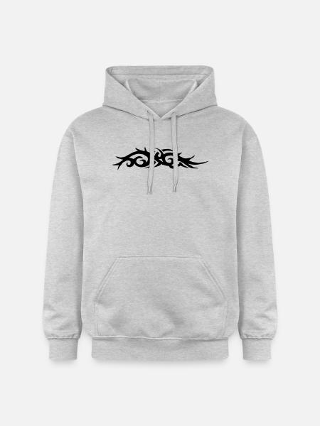 tribal tattoo - Gildan Unisex Softstyle® Midweight Hoodie - light heather grey