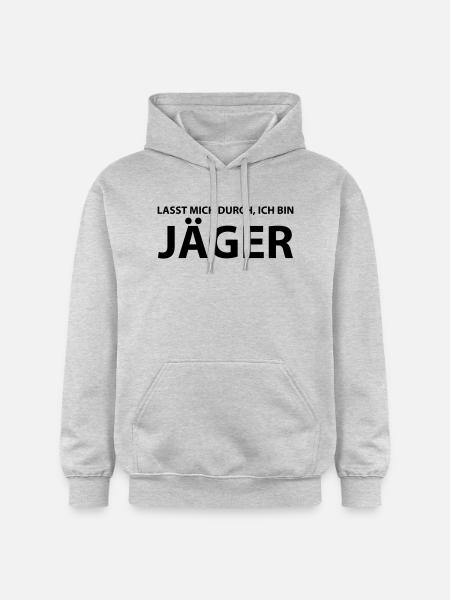 jäger - Gildan Unisex Softstyle® Midweight Hoodie - Hellgrau meliert