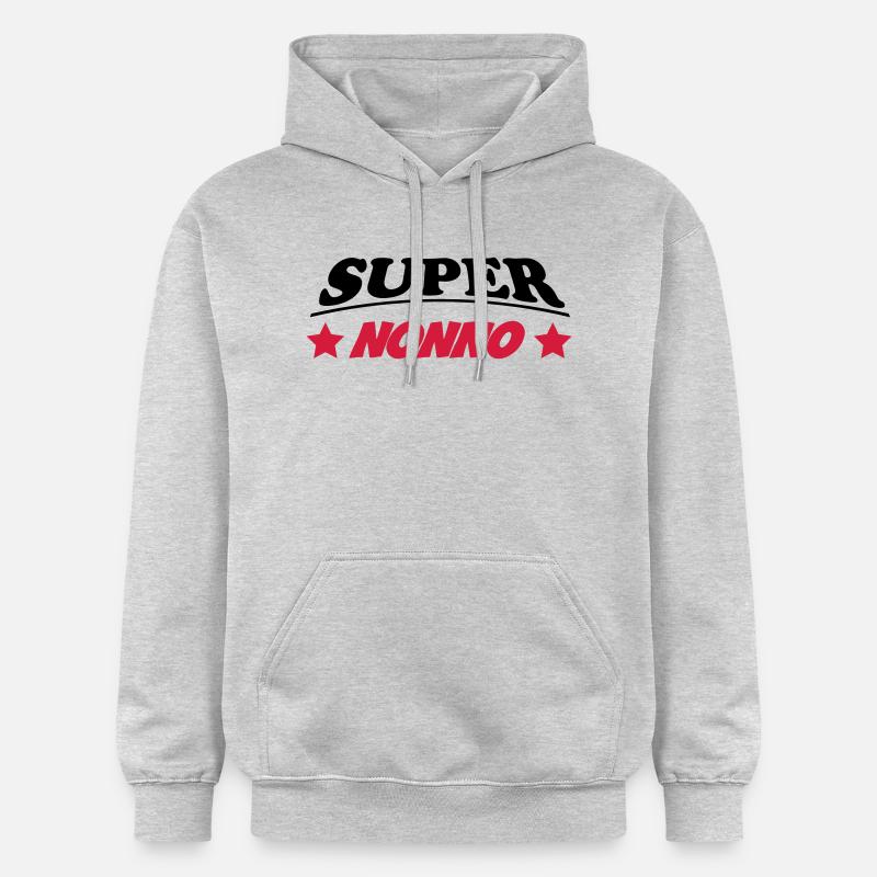 Super nonno 111 - Sweat à capuche Softstyle® Gildan Unisexe - gris clair chiné
