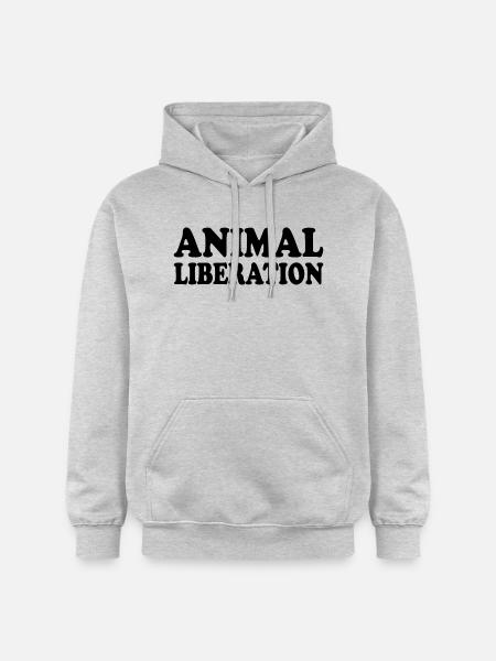 Animal liberation - Gildan Unisex Softstyle® Midweight Hoodie - light heather grey