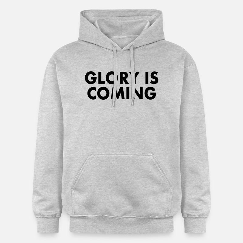 Glory is coming - Sweat à capuche Softstyle® Gildan Unisexe - gris clair chiné