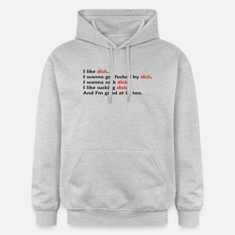 likdick - Sweat à capuche Softstyle® Gildan Unisexe - gris clair chiné
