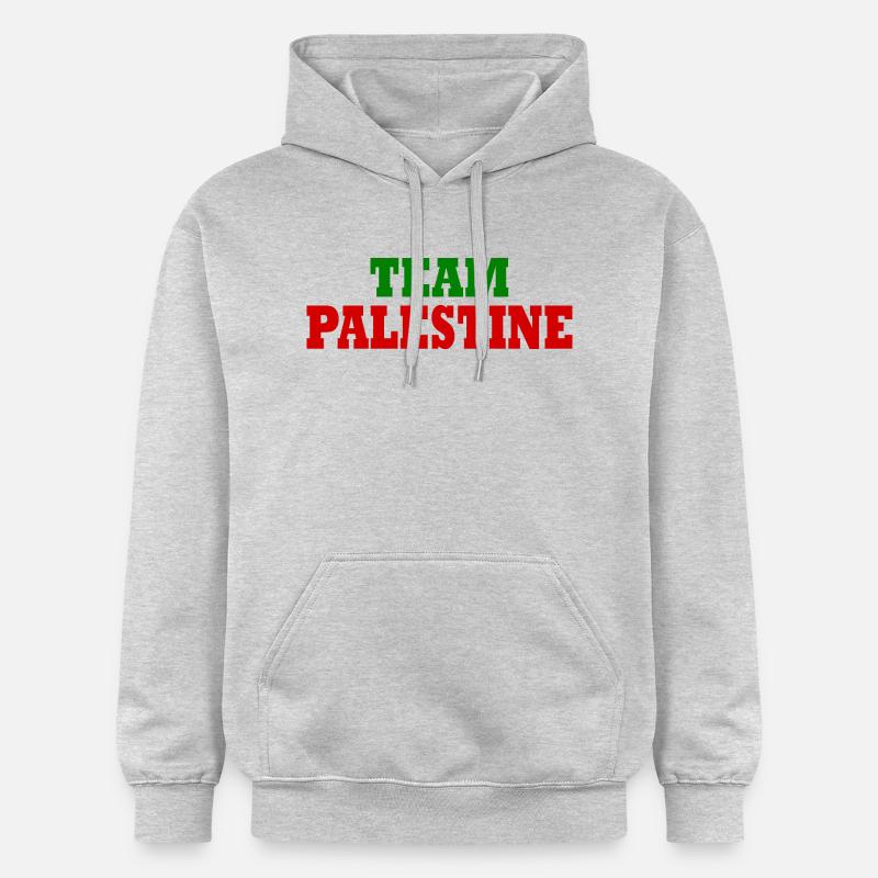 Palestine - équipe de Palestine - Sweat à capuche Softstyle® Gildan Unisexe - gris clair chiné