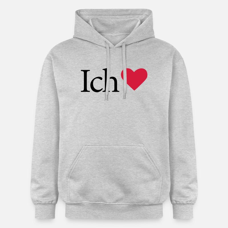 J'adore - Sweat à capuche Softstyle® Gildan Unisexe - gris clair chiné