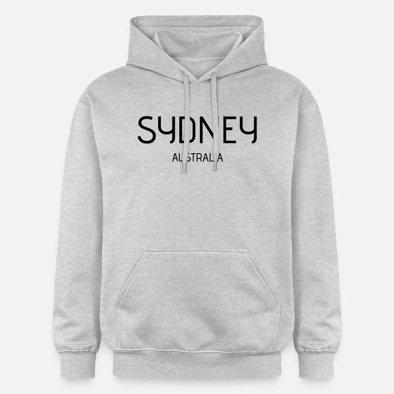 sydney - Sweat à capuche Softstyle® Gildan Unisexe - gris clair chiné
