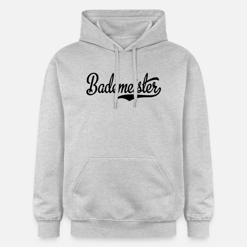 badi1 - Sweat à capuche Softstyle® Gildan Unisexe - gris clair chiné