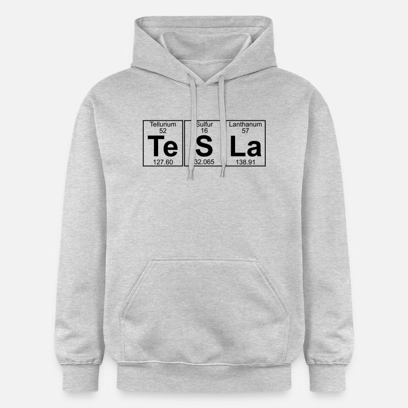 Te-S-La (tesla) - Full - Sweat à capuche Softstyle® Gildan Unisexe - gris clair chiné