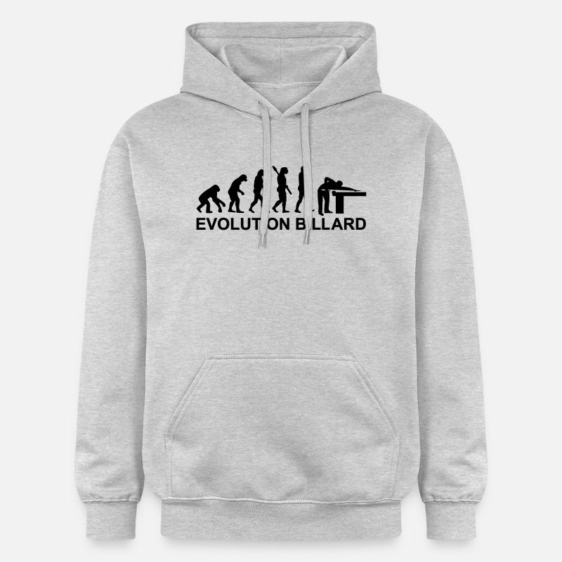 Évolution Billard - Sweat à capuche Softstyle® Gildan Unisexe - gris clair chiné