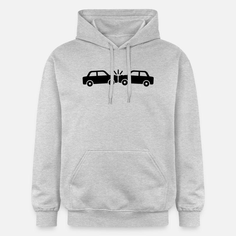 Accident - Sweat à capuche Softstyle® Gildan Unisexe - gris clair chiné