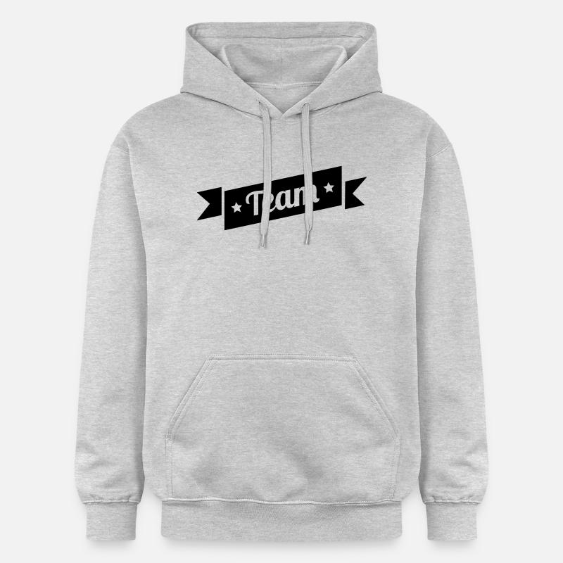 team - Sweat à capuche Softstyle® Gildan Unisexe - gris clair chiné