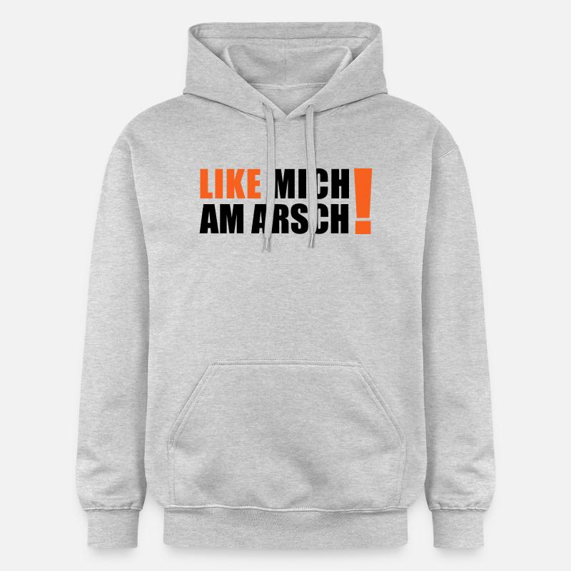 Comme moi sur le cul - Sweat à capuche Softstyle® Gildan Unisexe - gris clair chiné