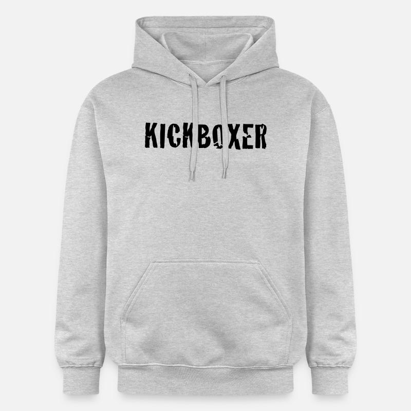 kickboxer - Sweat à capuche Softstyle® Gildan Unisexe - gris clair chiné