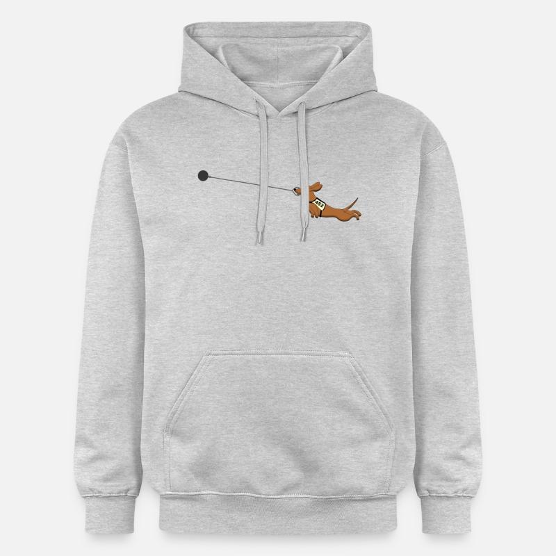 Lancer du marteau - Sweat à capuche Softstyle® Gildan Unisexe - gris clair chiné