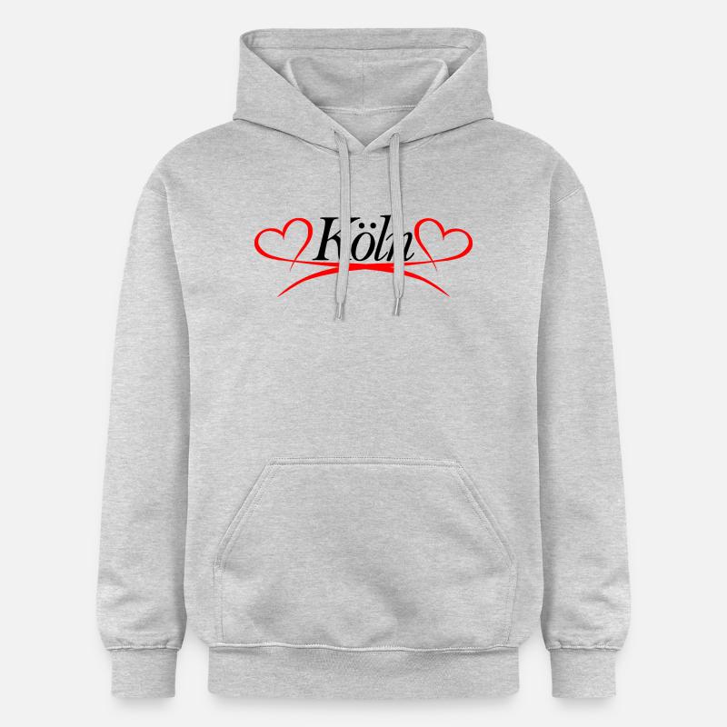 Coeur de cologne - Sweat à capuche Softstyle® Gildan Unisexe - gris clair chiné