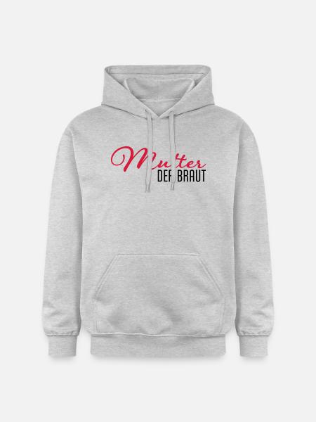mutter der braut - Gildan Unisex Softstyle® Midweight Hoodie - Hellgrau meliert