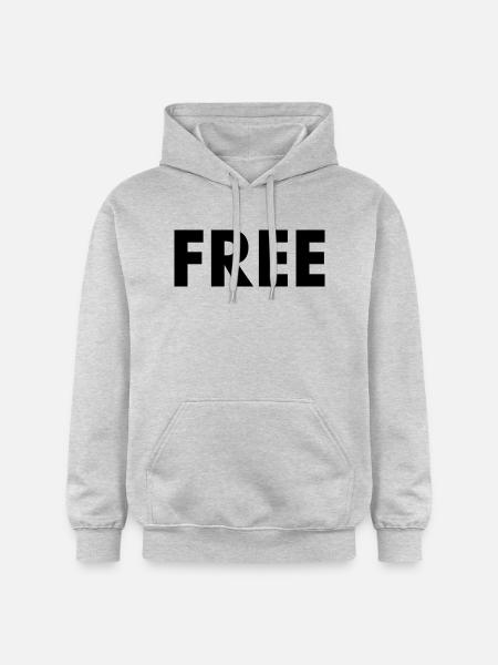 Free - Gildan Unisex Softstyle® Midweight Hoodie - Hellgrau meliert
