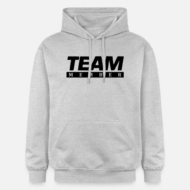 Membre de l’équipe 1 - Sweat à capuche Softstyle® Gildan Unisexe - gris clair chiné