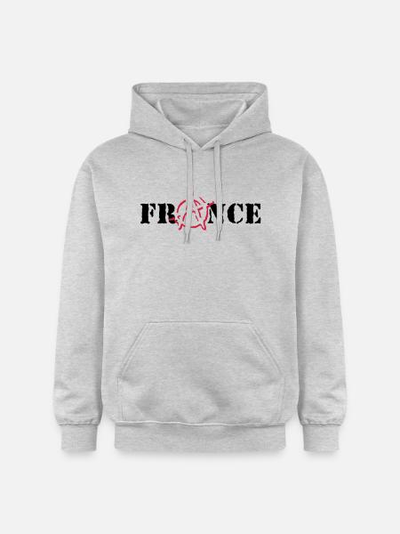 Anarchy France - Gildan Unisex Softstyle® Midweight Hoodie - light heather grey
