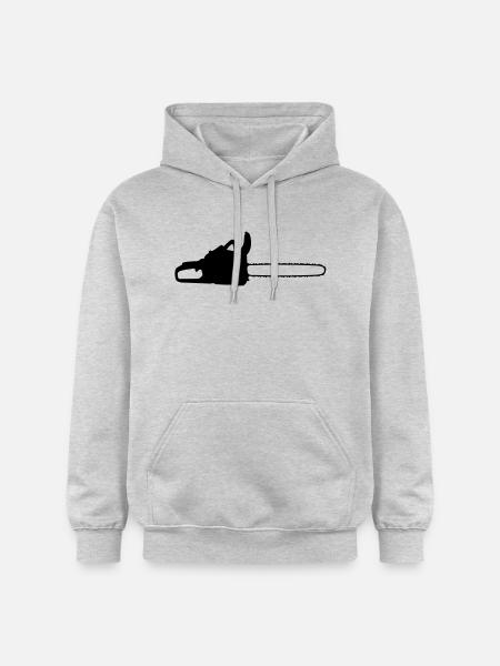 chainsaw_f1 - Gildan Unisex Softstyle® Midweight Hoodie - light heather grey