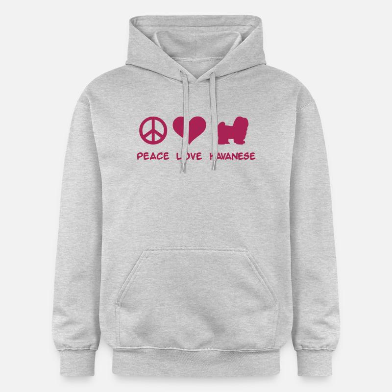 Havanese - Sweat à capuche Softstyle® Gildan Unisexe - gris clair chiné