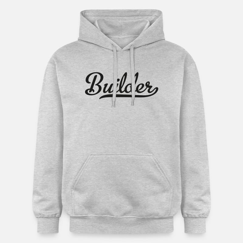 Constructeur - Sweat à capuche Softstyle® Gildan Unisexe - gris clair chiné