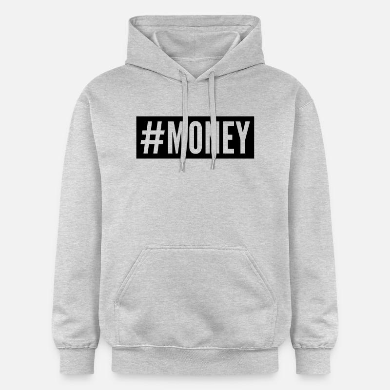 Argent - Sweat à capuche Softstyle® Gildan Unisexe - gris clair chiné