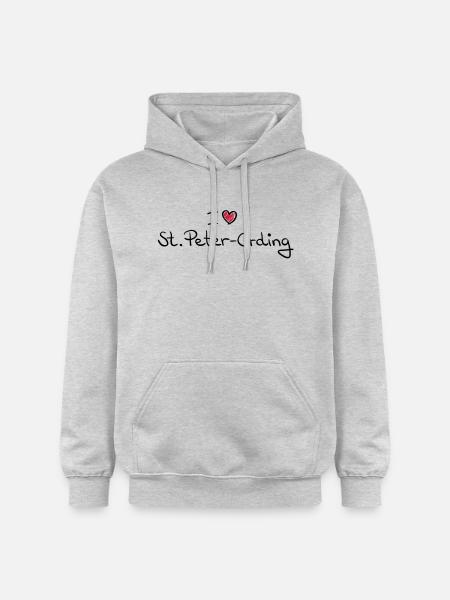 i_love_st_peter_ording__f2 - Gildan Unisex Softstyle® Midweight Hoodie - light heather grey