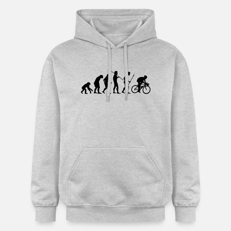 Biker evolution - Gildan Unisex Softstyle® Midweight Hoodie - Hellgrau meliert