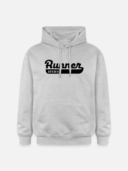 laufen - Gildan Unisex Softstyle® Midweight Hoodie - Hellgrau meliert