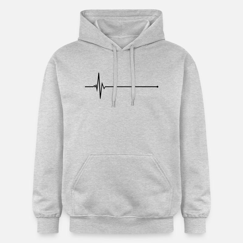 Impulsions - Sweat à capuche Softstyle® Gildan Unisexe - gris clair chiné