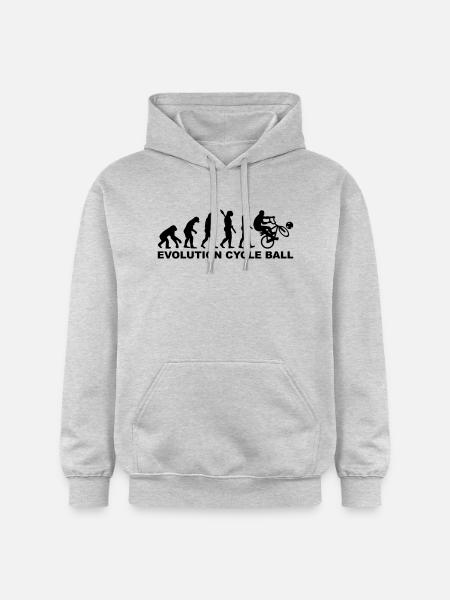 Evolution Cycle ball - Gildan Unisex Softstyle® Midweight Hoodie - light heather grey
