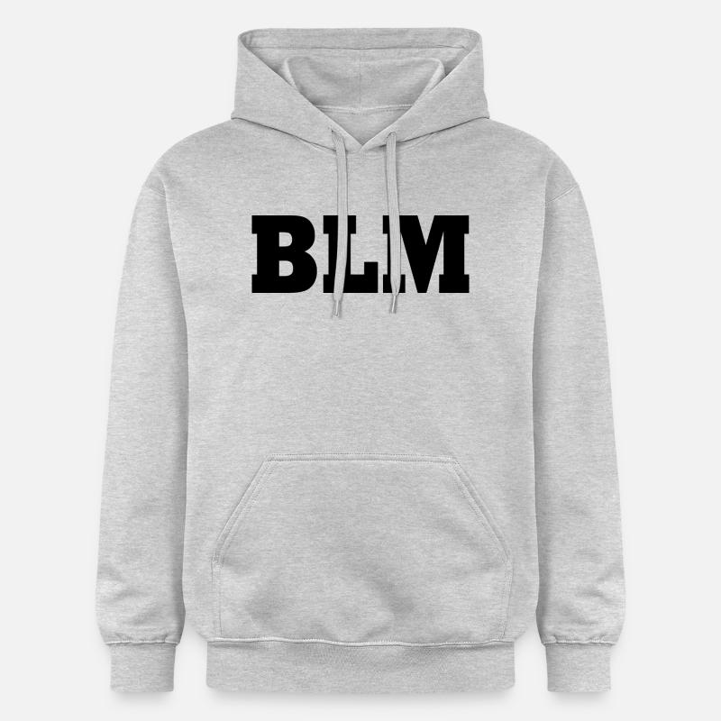 Blm - Sweat à capuche Softstyle® Gildan Unisexe - gris clair chiné