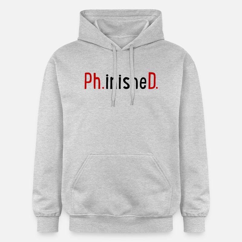 Ph.D. - Sweat à capuche Softstyle® Gildan Unisexe - gris clair chiné