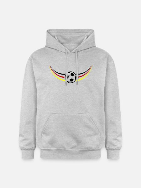 Soccer Team Germany - Gildan Unisex Softstyle® Midweight Hoodie - light heather grey
