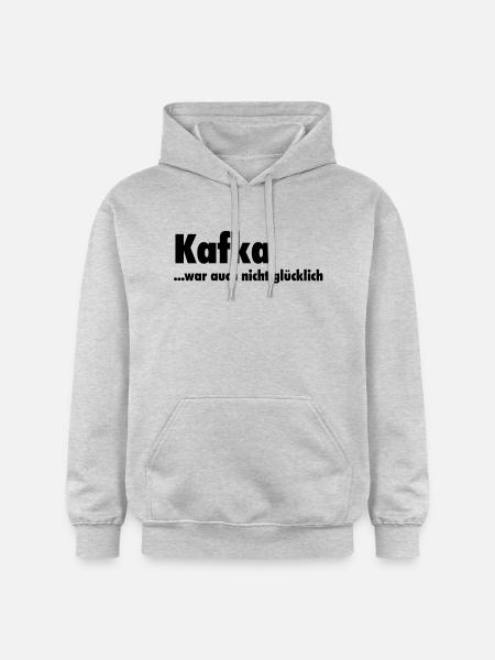 Kafka ... was not too happy - Gildan Unisex Softstyle® Midweight Hoodie - light heather grey