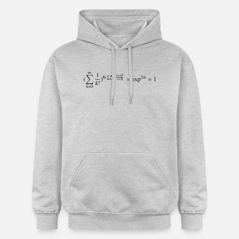 Keep it Simple - Sweat à capuche Softstyle® Gildan Unisexe - gris clair chiné
