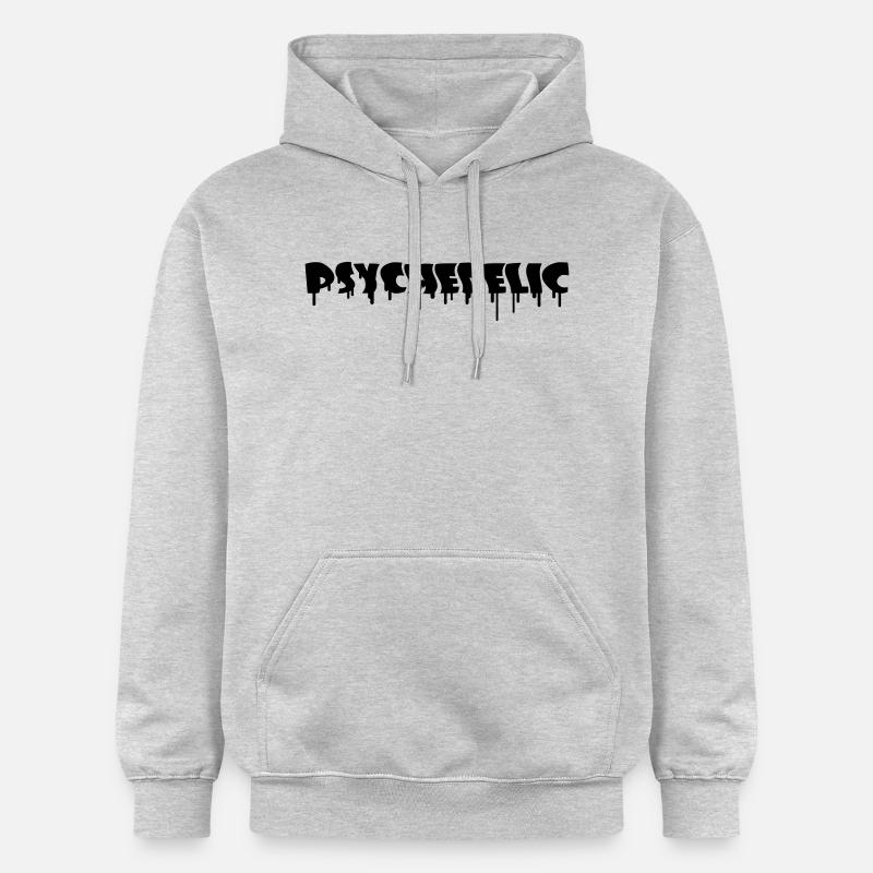 Psychedelic Graffiti - Sweat à capuche Softstyle® Gildan Unisexe - gris clair chiné