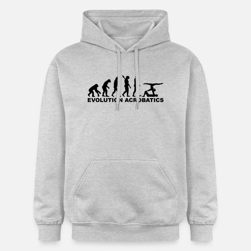 Evolution Acrobatics - Sweat à capuche Softstyle® Gildan Unisexe - gris clair chiné
