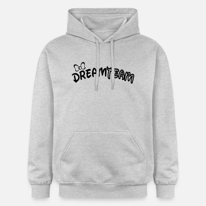 Équipe de rêve - Sweat à capuche Softstyle® Gildan Unisexe - gris clair chiné