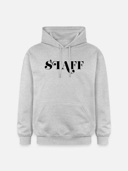 Staff - Gildan Unisex Softstyle® Midweight Hoodie - Hellgrau meliert