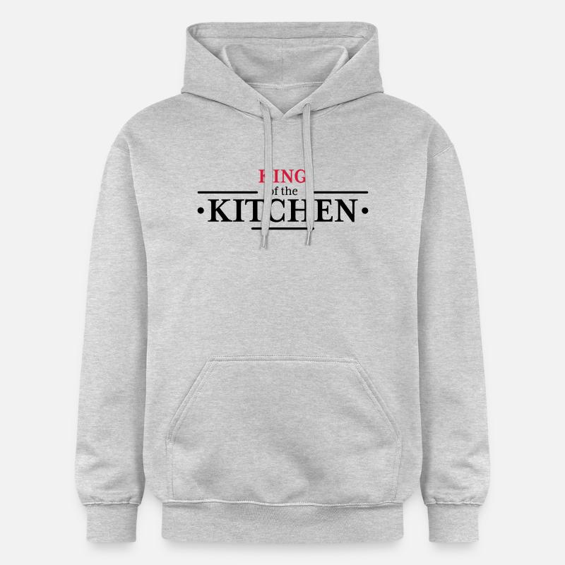 Roi de la cuisine - Sweat à capuche Softstyle® Gildan Unisexe - gris clair chiné