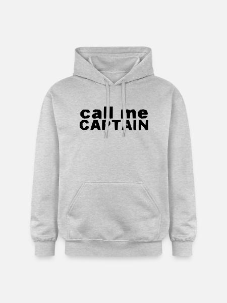 call me captain - Gildan Unisex Softstyle® Midweight Hoodie - light heather grey