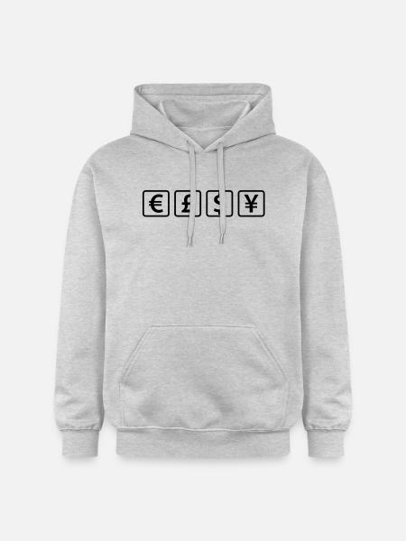 money__f1 - Gildan Unisex Softstyle® Midweight Hoodie - light heather grey