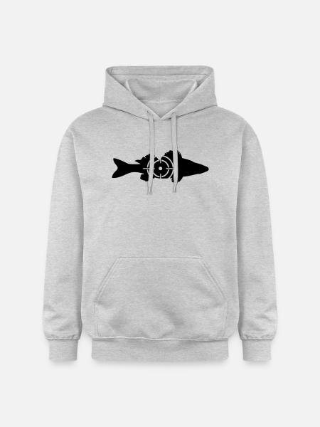 Target Pike-Perch - Gildan Unisex Softstyle® Midweight Hoodie - Hellgrau meliert