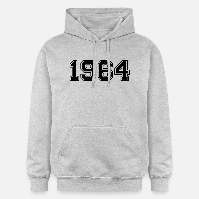 1964 - Sweat à capuche Softstyle® Gildan Unisexe - gris clair chiné