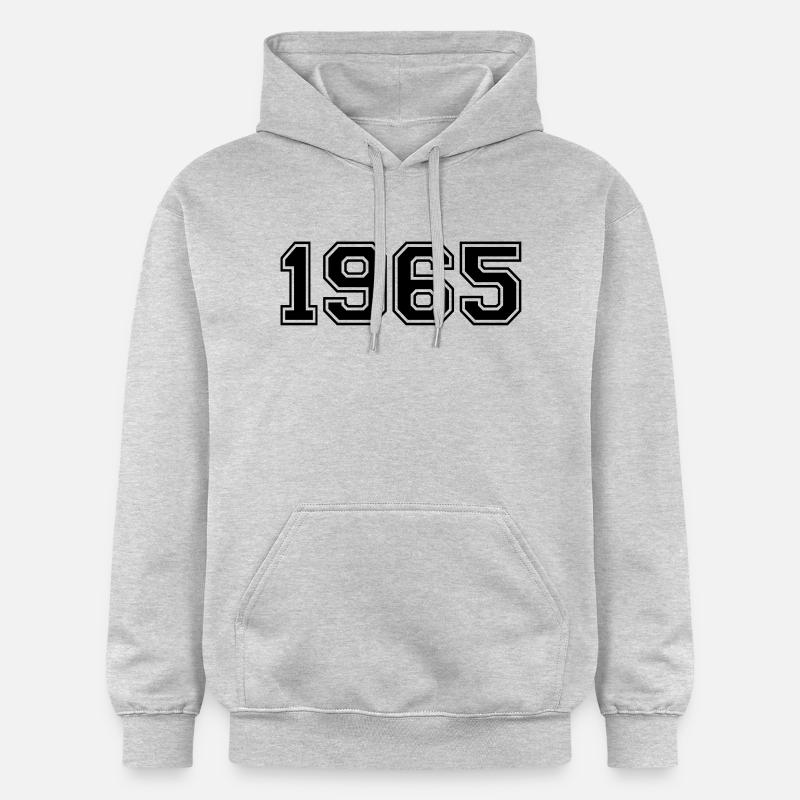 1965 - Sweat à capuche Softstyle® Gildan Unisexe - gris clair chiné