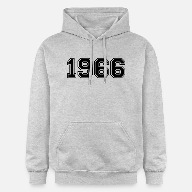 1966 - Sweat à capuche Softstyle® Gildan Unisexe - gris clair chiné