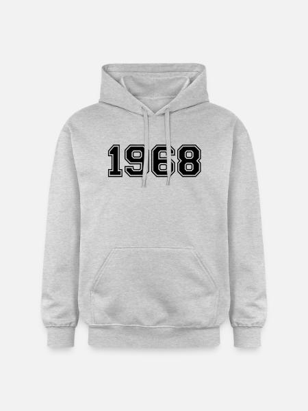 1968 - Gildan Unisex Softstyle® Midweight Hoodie - light heather grey